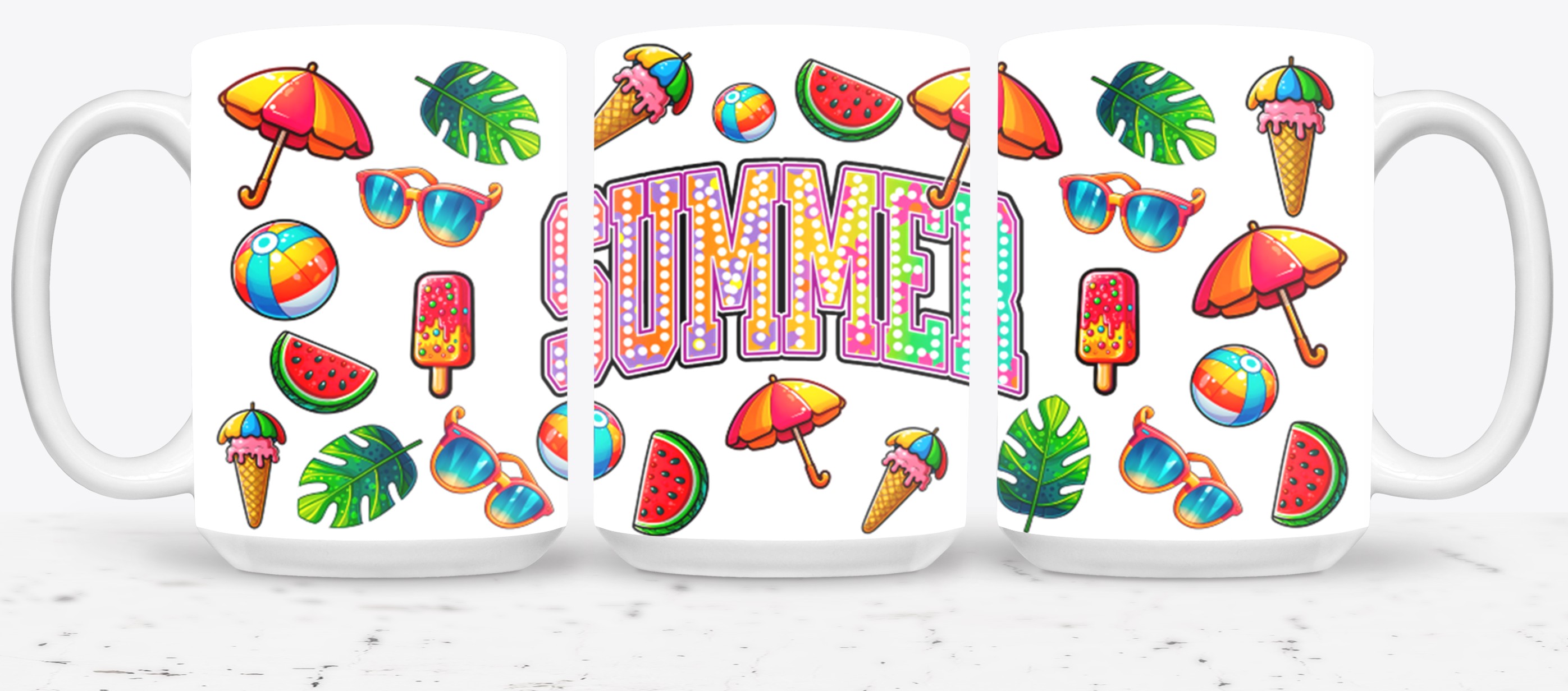 Summer Rainbow Flowers-10671